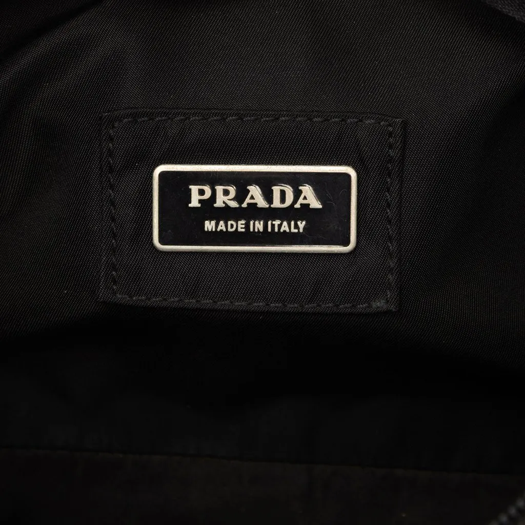 Prada Tessuto Belt Bag Black Polyamide Good - Box View