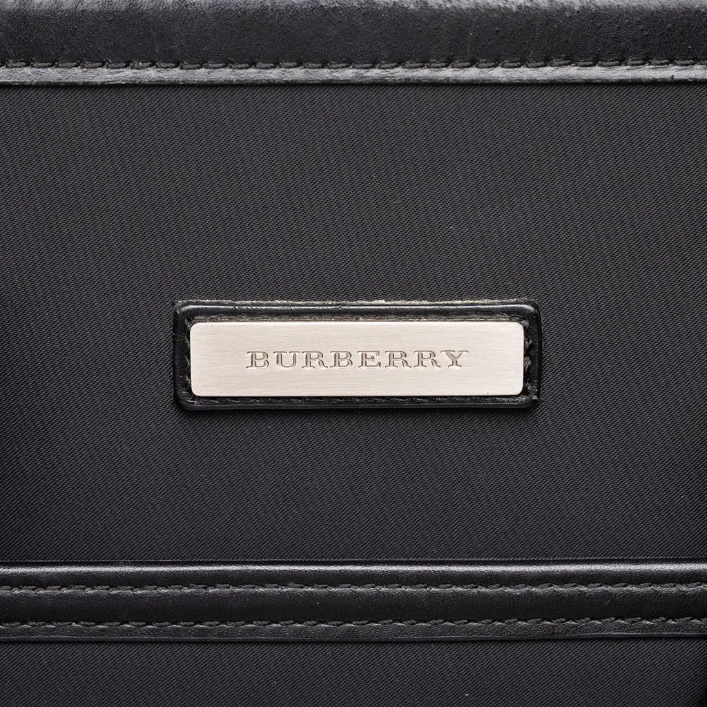 Burberry Nylon Business Bag Black Polyamide Good - Box View