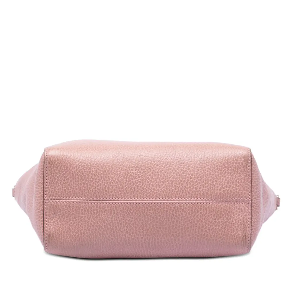 Gucci Mini Leather Swing Satchel Pink Leather Very good - Inside View