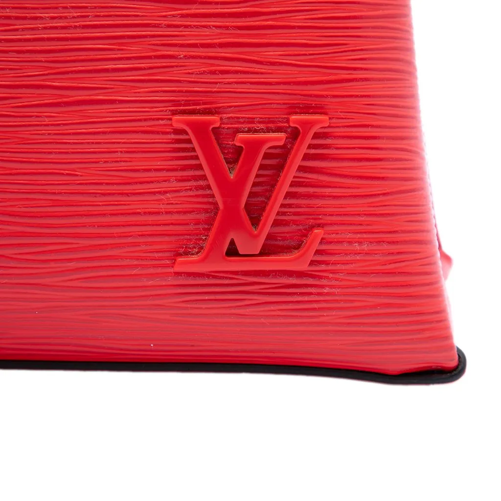 Louis Vuitton Epi Kleber PM Red Leather Very good - Box View