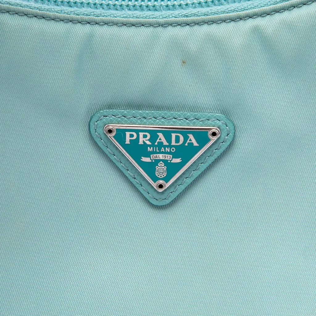 Prada Mini Tessuto Re Edition 2000 Shoulder Bag Blue Polyamide Very good - Box View
