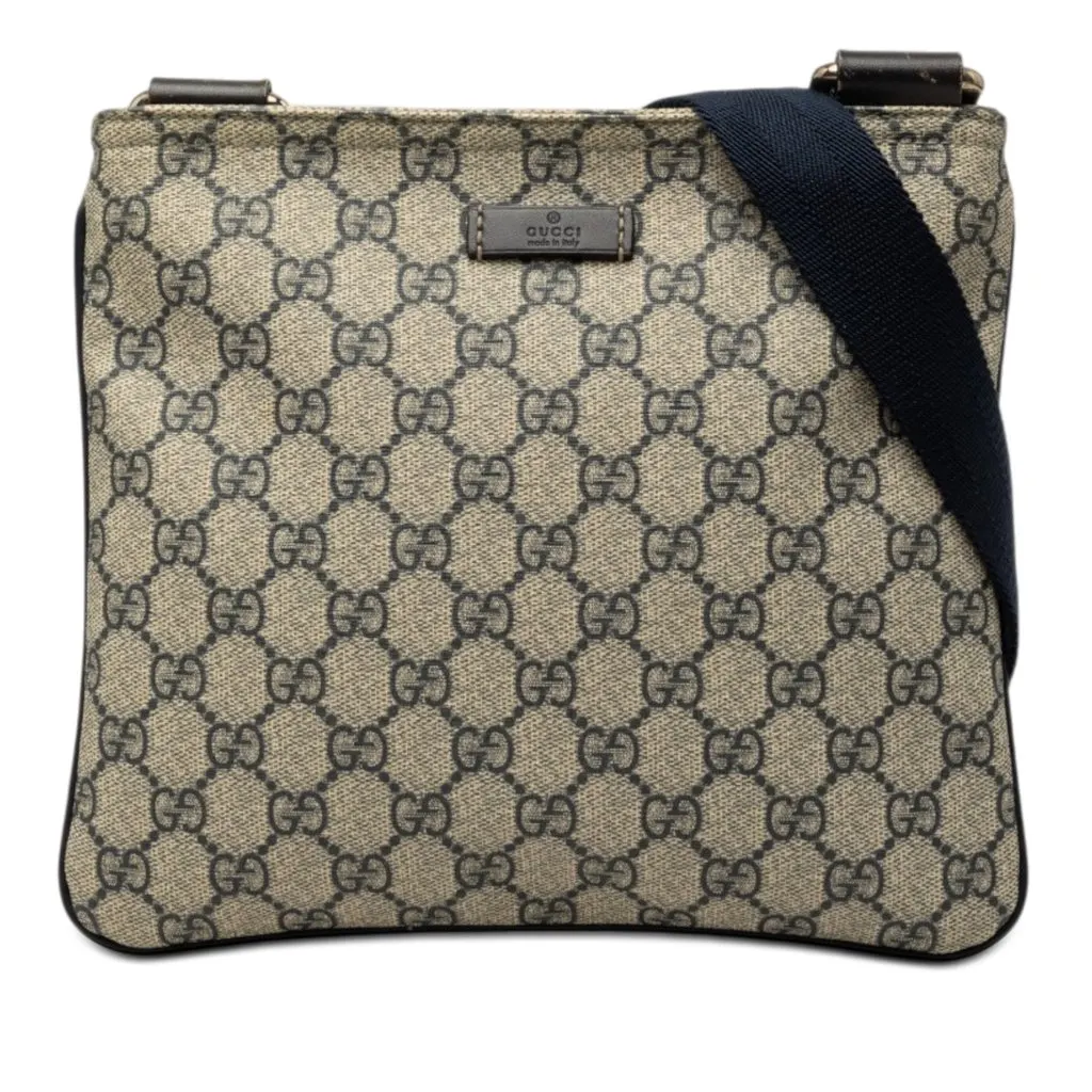 Gucci GG Supreme Crossbody Beige Very good - Front View
