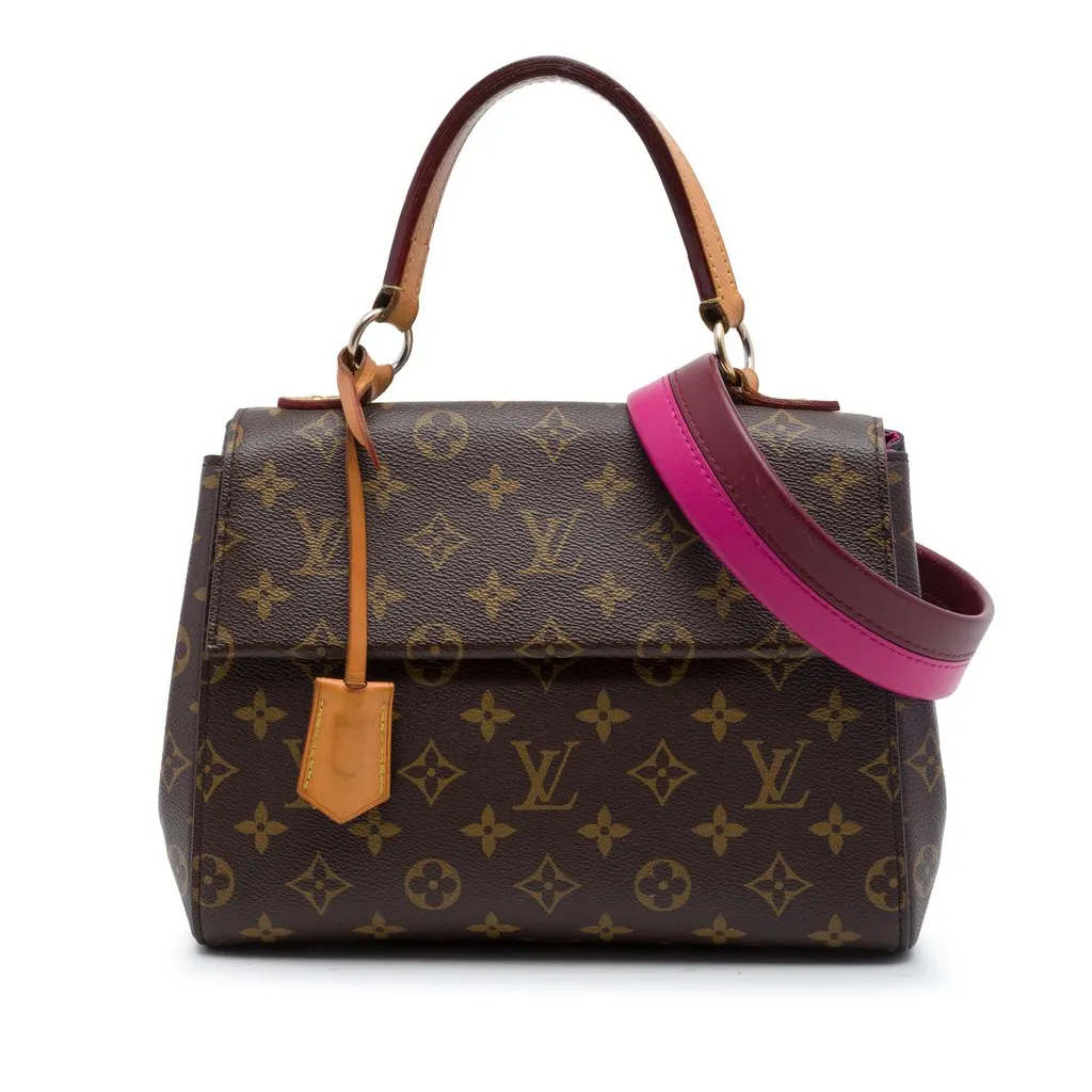 Louis Vuitton Monogram Cluny BB Brown Very good - Front View