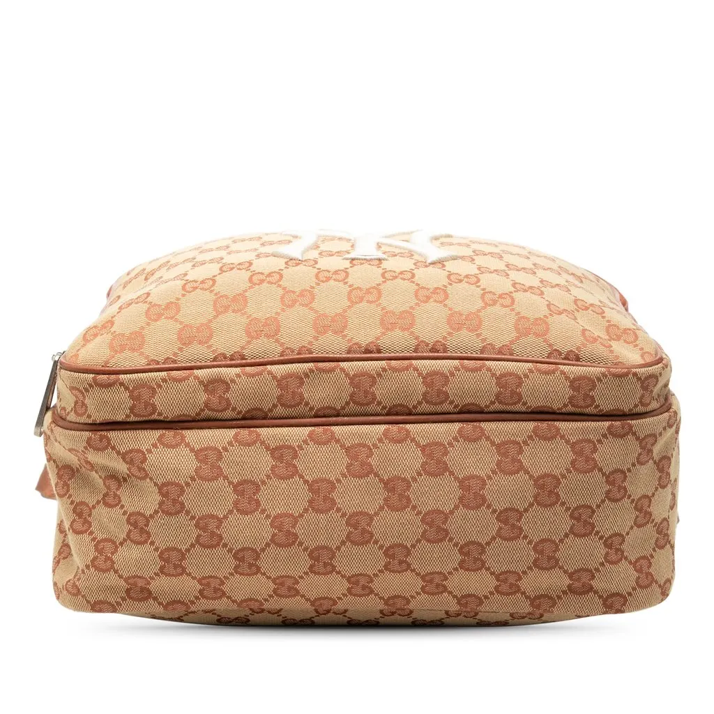 Gucci GG Canvas NY Yankees Backpack Brown Very good - Inside View