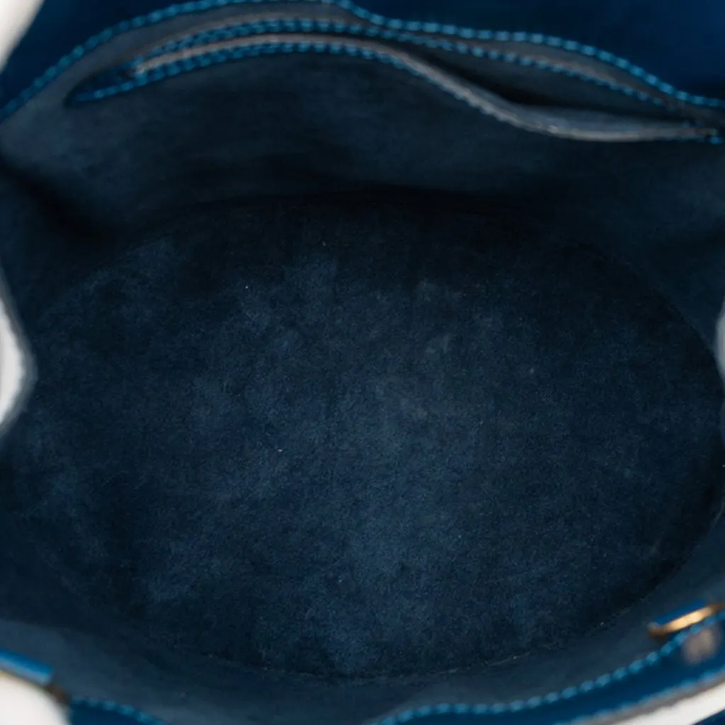 Louis Vuitton Epi Cluny Blue Leather Very good - Model View