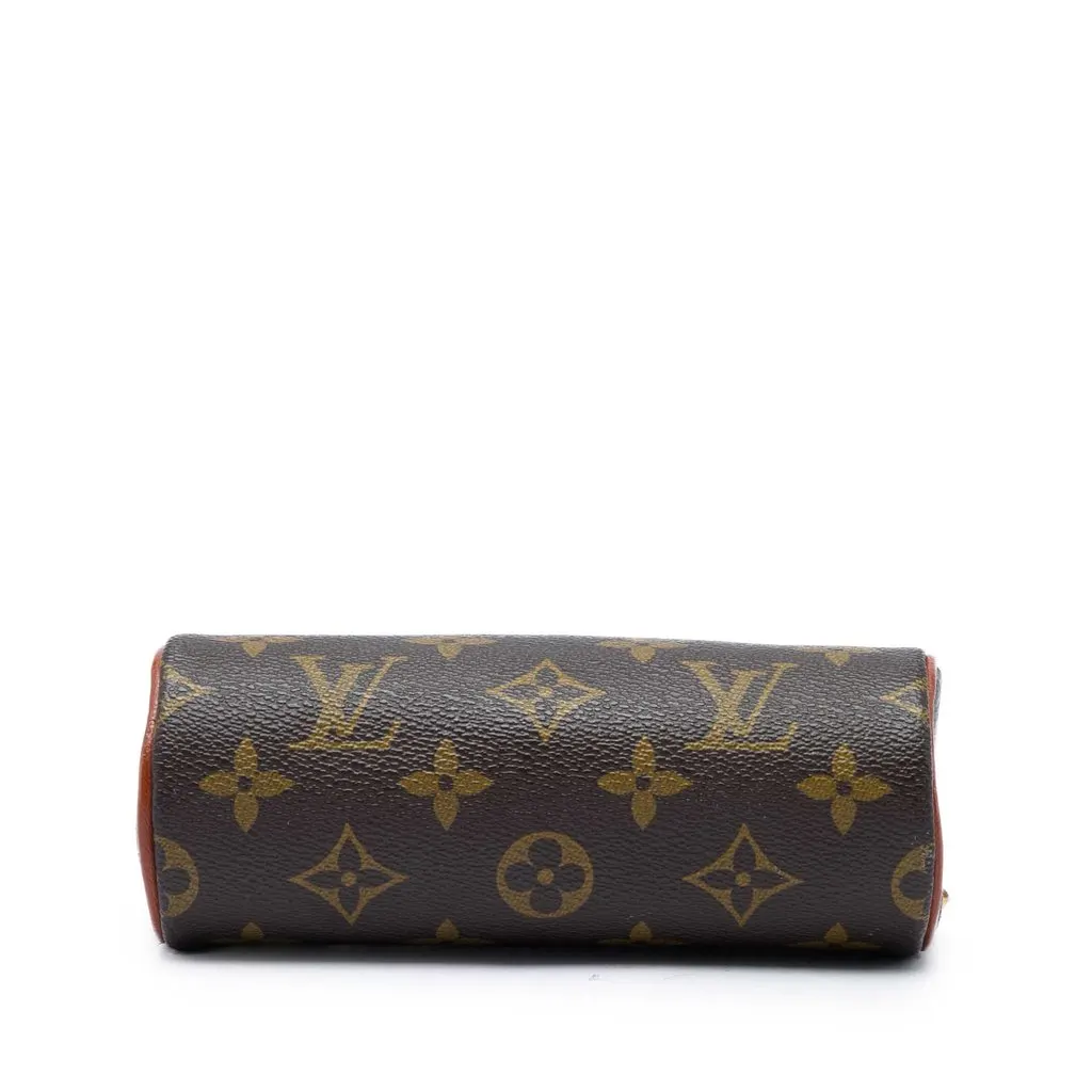 Louis Vuitton Monogram Papillon Pochette Brown Canvas Good - Inside View