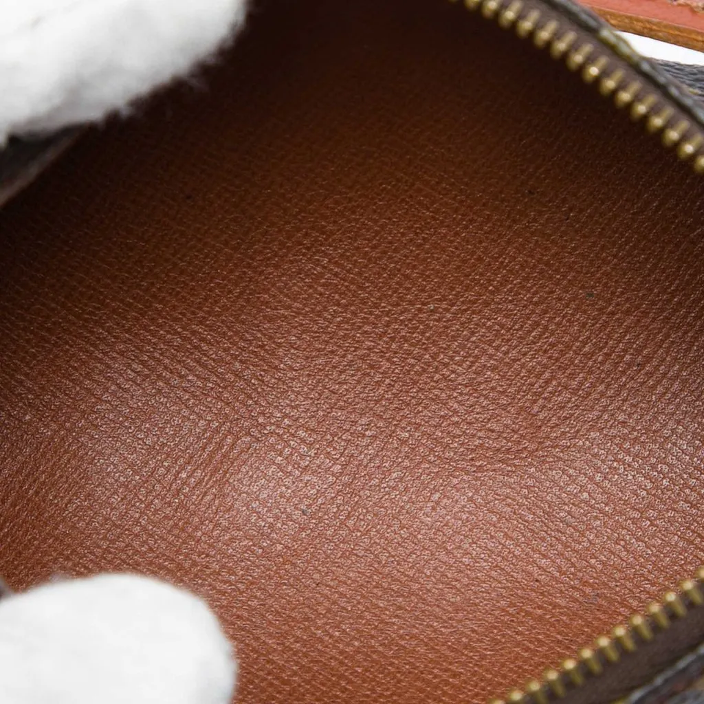 Louis Vuitton Monogram Papillon Pochette Brown Canvas Good - Model View