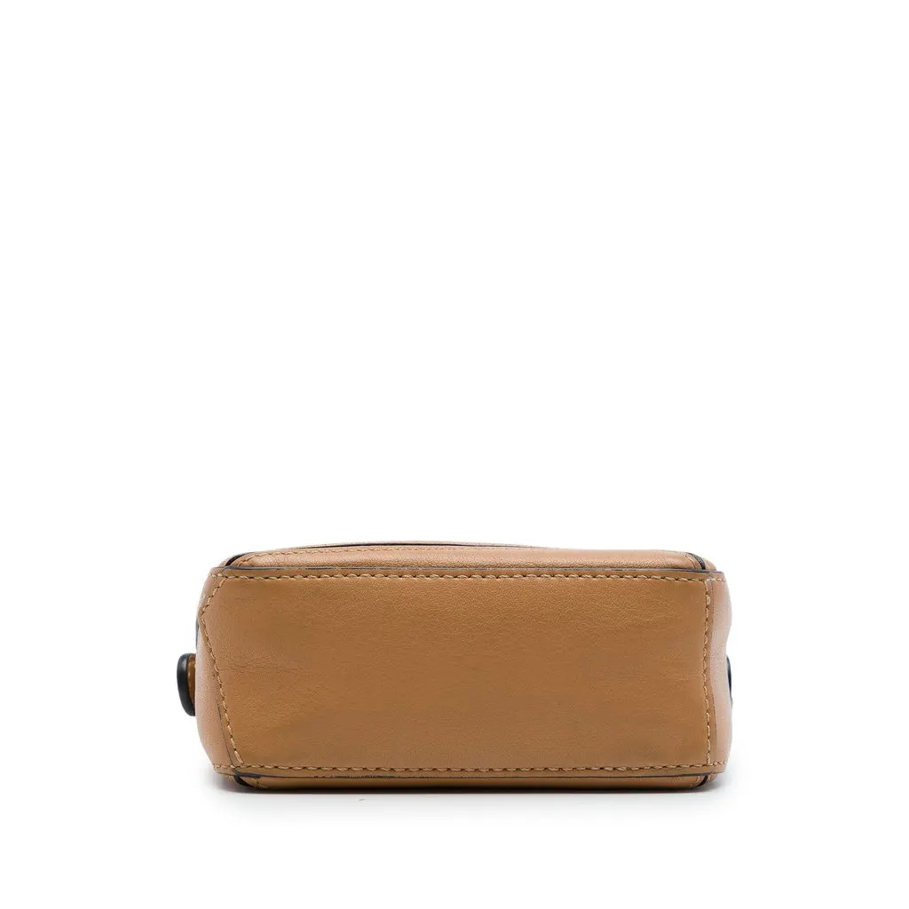 Loewe Nano Calfskin Puzzle Satchel Brown Leather Very good - Inside View