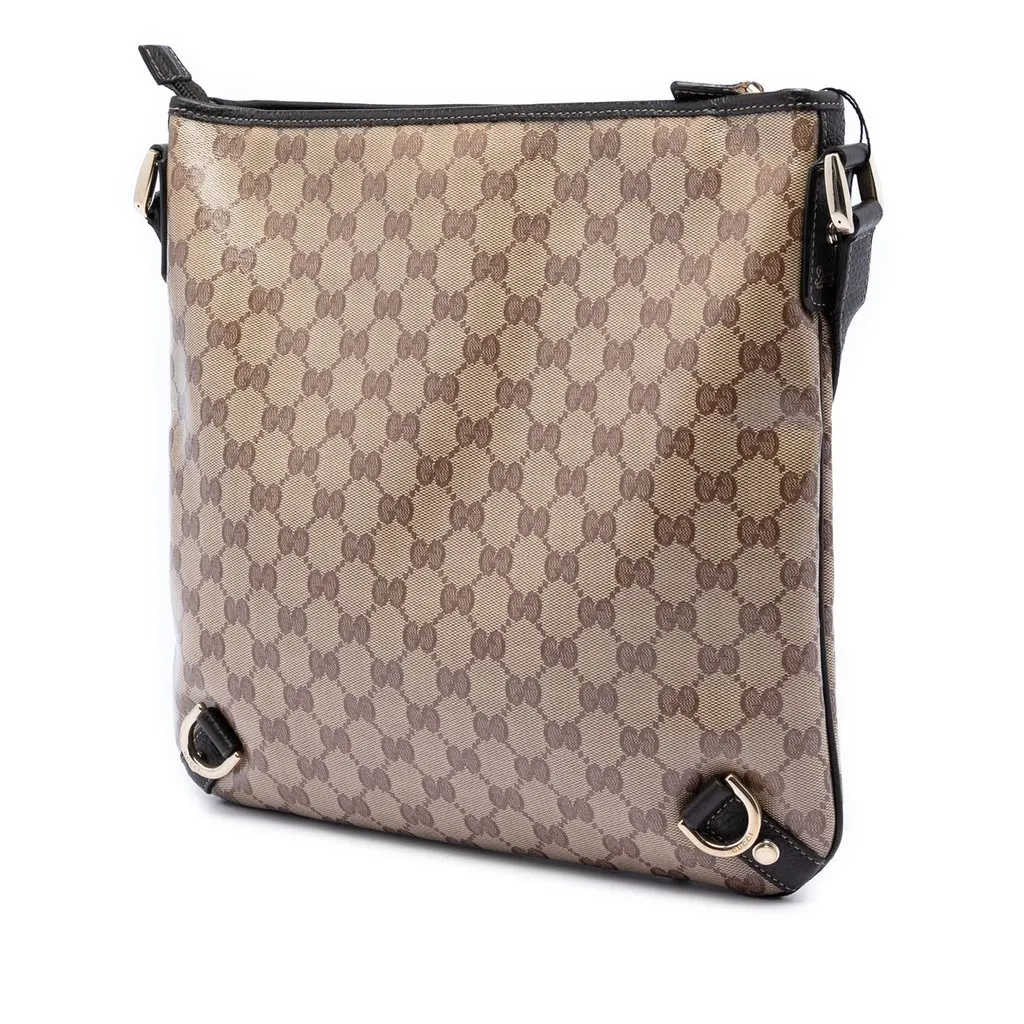 Gucci GG Crystal Abbey D Ring Crossbody Beige Very good - Back View