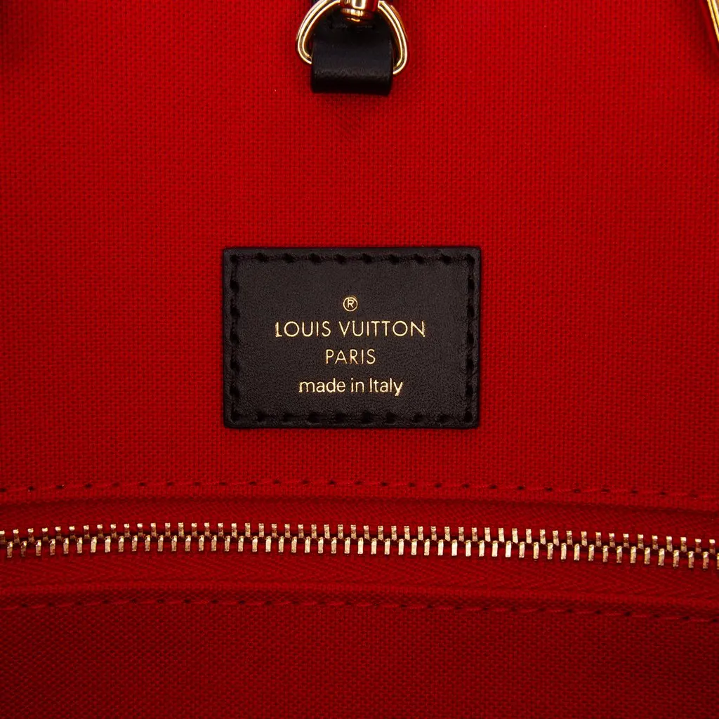Louis Vuitton Monogram Reverse Giant OnTheGo MM Brown Canvas Never worn - Box View