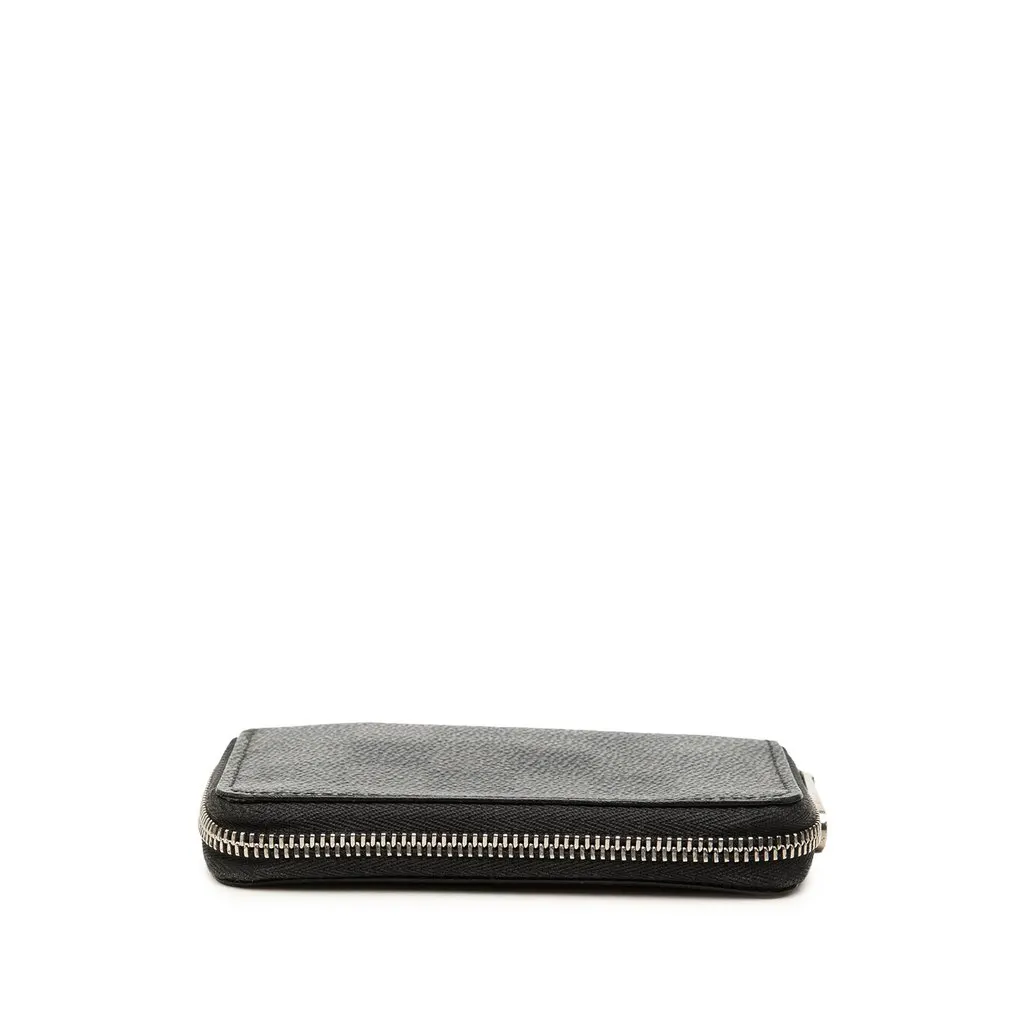 Louis Vuitton Damier Graphite Zippy Coin Purse Black Canvas Good - Inside View