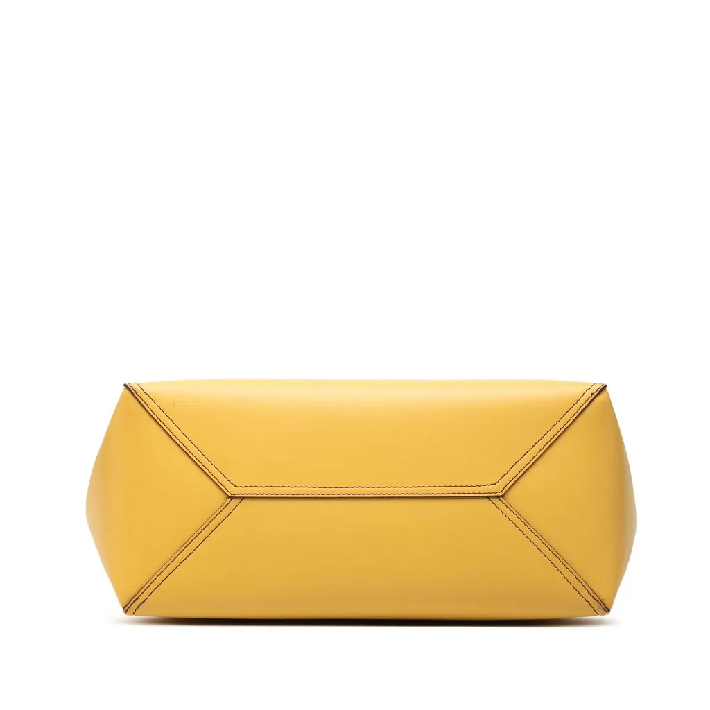 LOEWE Leather Leo Tote Yellow Leather Very good - Inside View