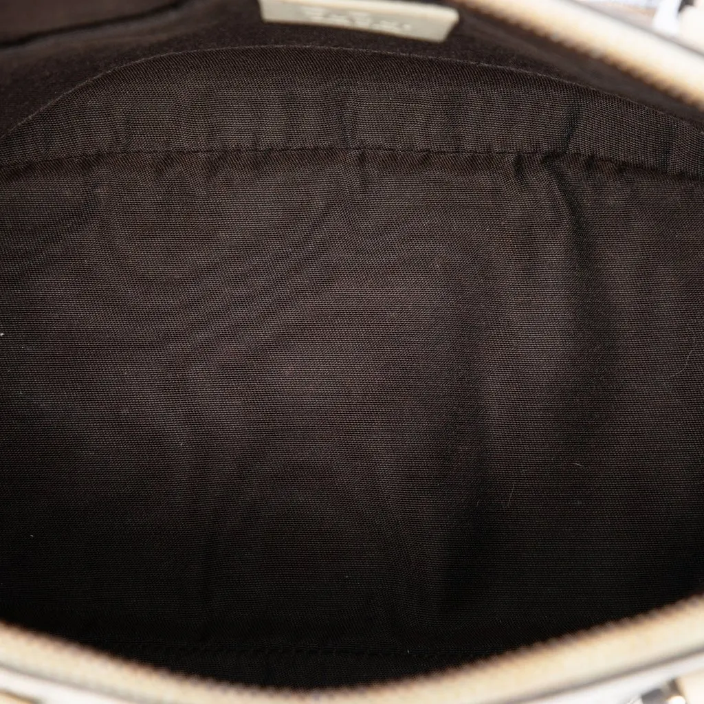 Gucci Mini Guccissima Dome Satchel White Leather Very good - Model View