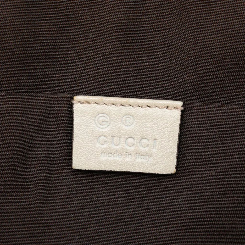 Gucci Mini Guccissima Dome Satchel White Leather Very good - Box View