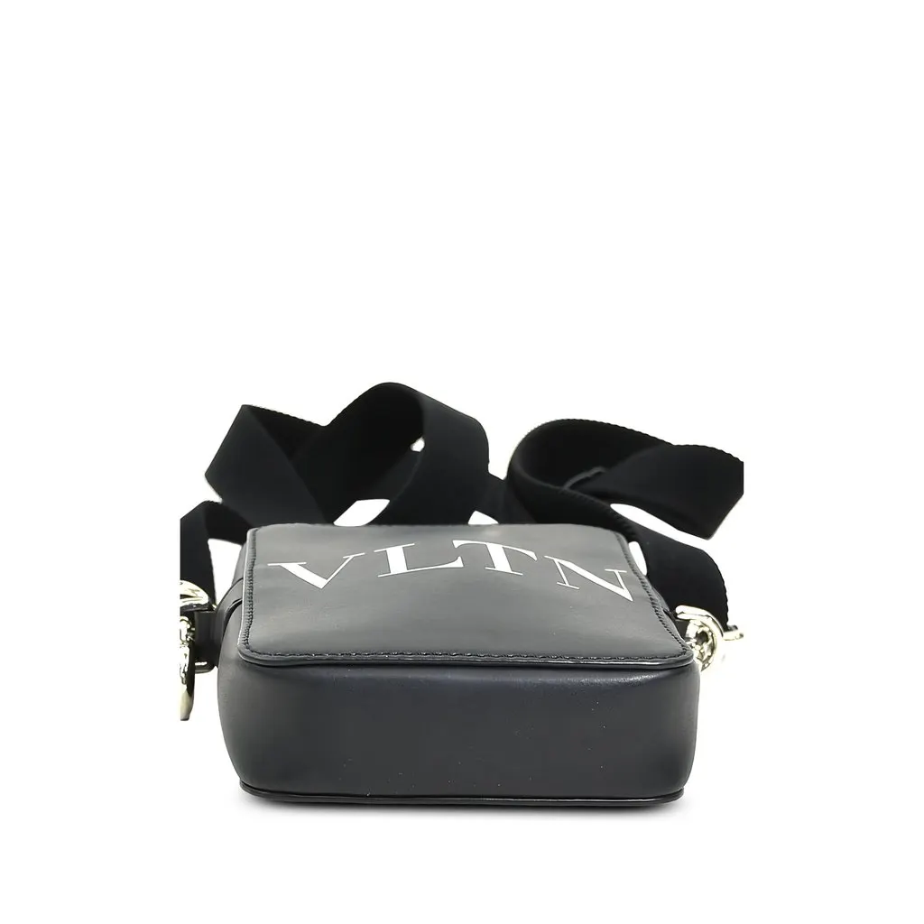 Valentino Small Leather VLTN Crossbody Black Leather Very good - Inside View
