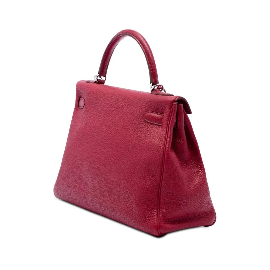 Hermès Togo Kelly II Retourne 32 Red Leather Very good - Back View