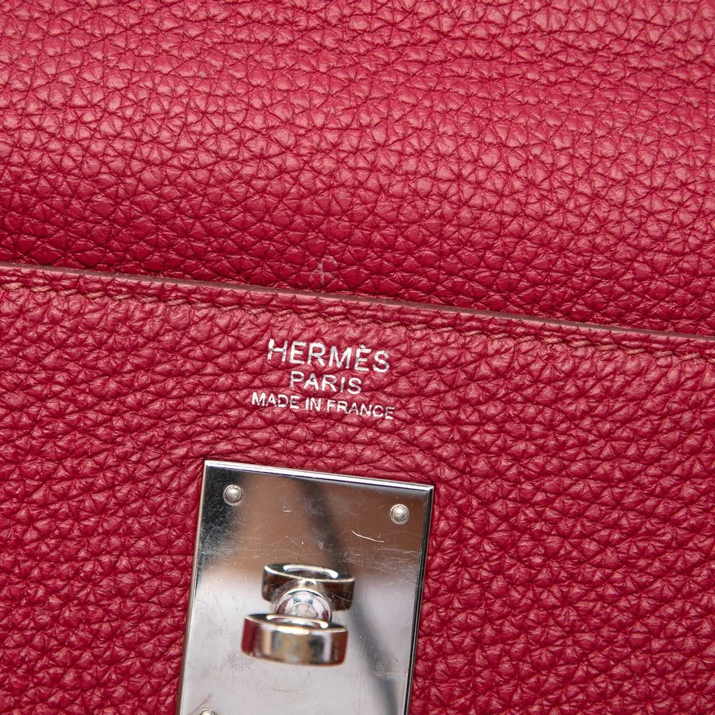 Hermès Togo Kelly II Retourne 32 Red Leather Very good - Box View