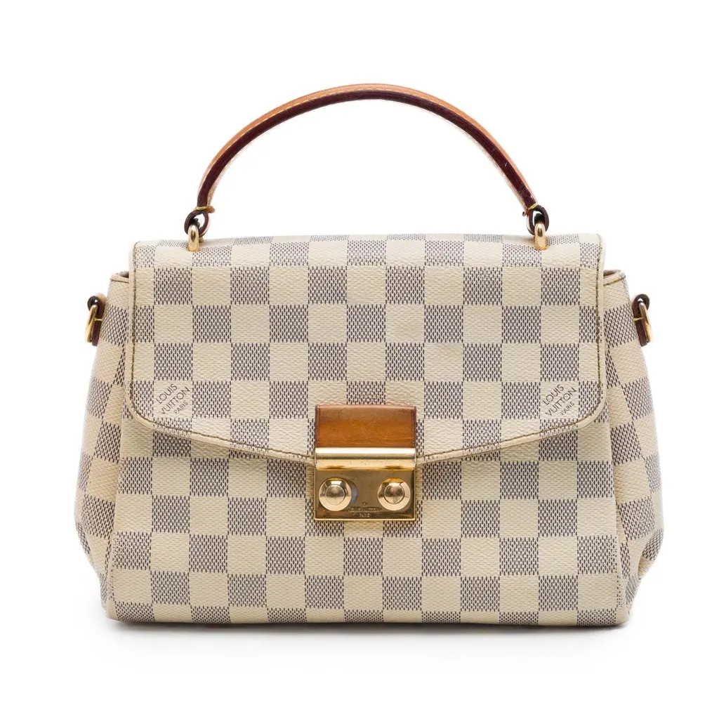 Louis Vuitton Damier Azur Croisette White Very good - Front View