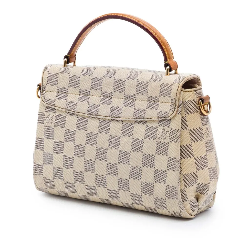 Louis Vuitton Damier Azur Croisette White Very good - Back View