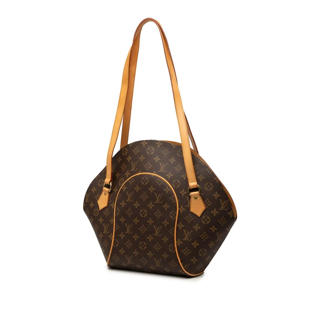 Louis Vuitton Monogram Ellipse GM Shopping Bag Brown Canvas Good - Back View