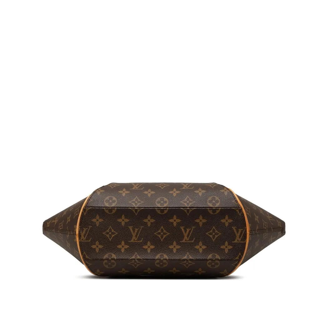 Louis Vuitton Monogram Ellipse GM Shopping Bag Brown Canvas Good - Inside View