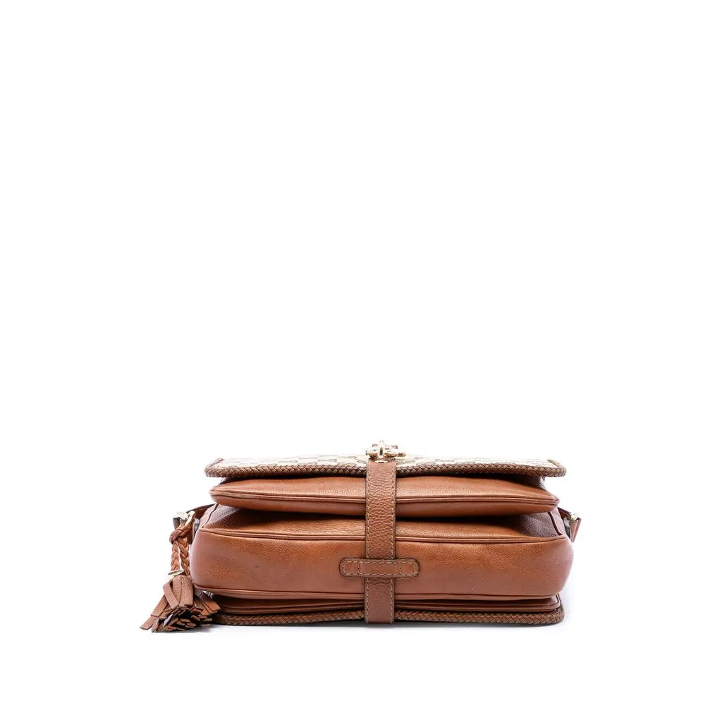 Gucci GG Canvas Marrakech Crossbody Beige Very good - Inside View