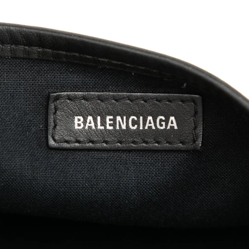 Balenciaga Canvas Navy Cabas Satchel XS Brown Canvas Very good - Box View