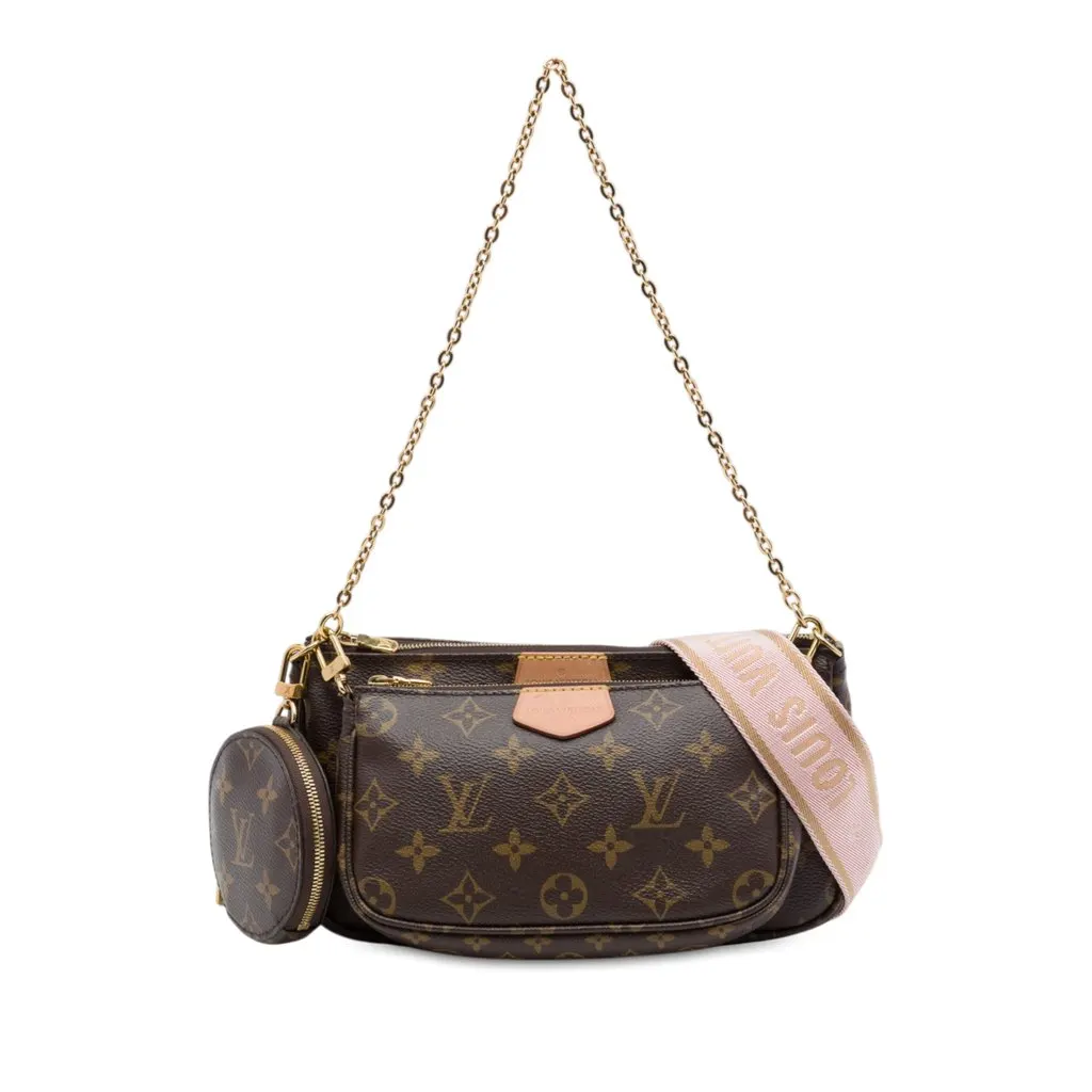 Louis Vuitton Monogram Multi Pochette Accessoires Brown Canvas Very good - Front View