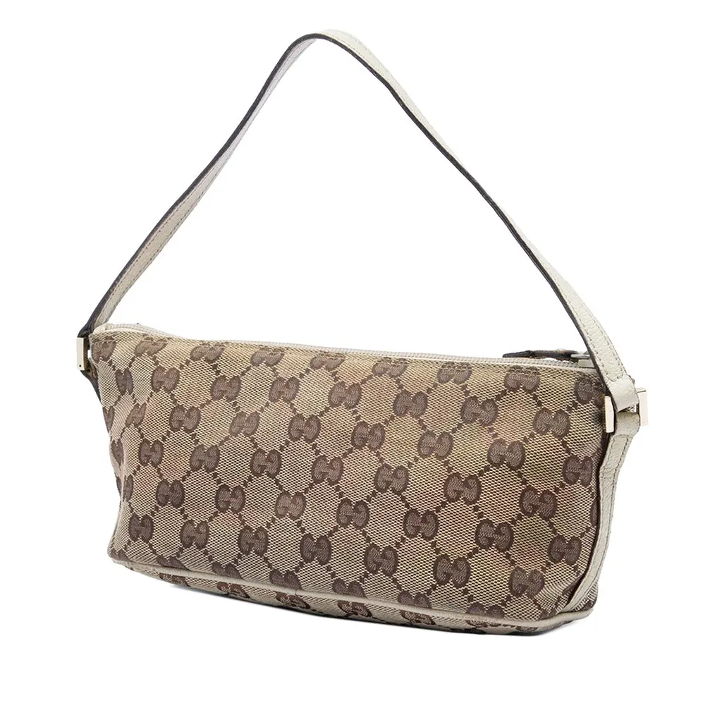Gucci GG Canvas Boat Beige Very good - Back View