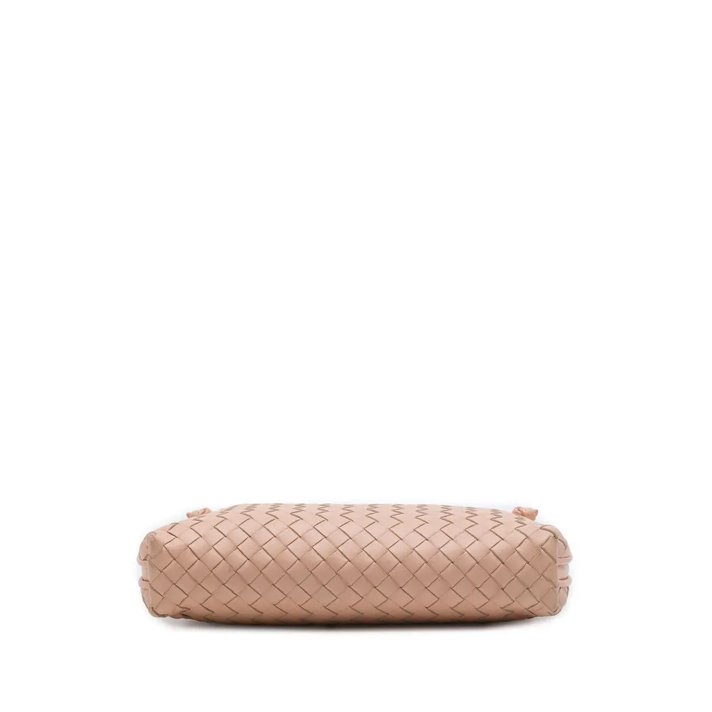 Bottega Veneta Nappa Intrecciato Nodini Crossbody Pink Leather Very good - Inside View