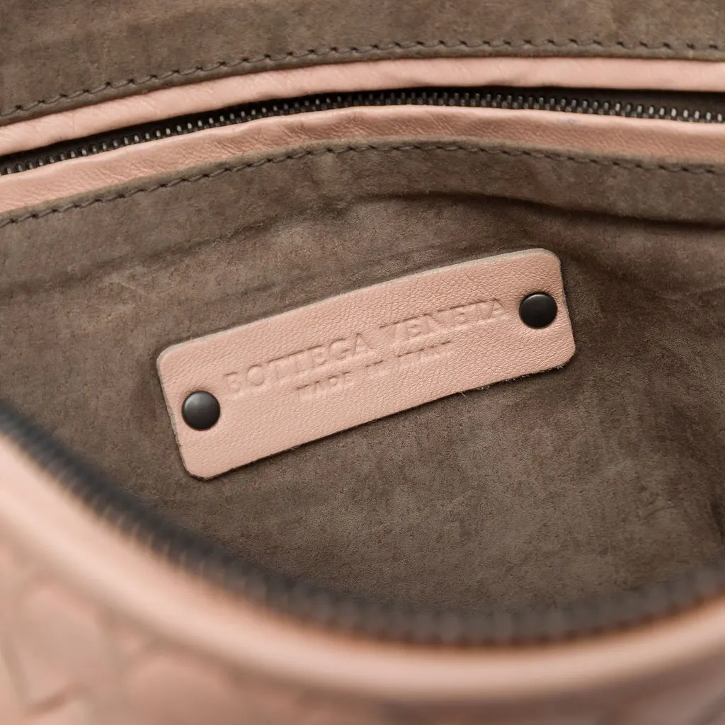 Bottega Veneta Nappa Intrecciato Nodini Crossbody Pink Leather Very good - Box View