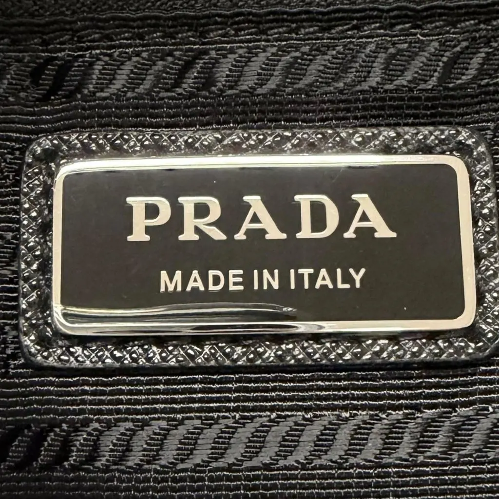 Prada Tessuto Belt Bag Black Very good - Box View
