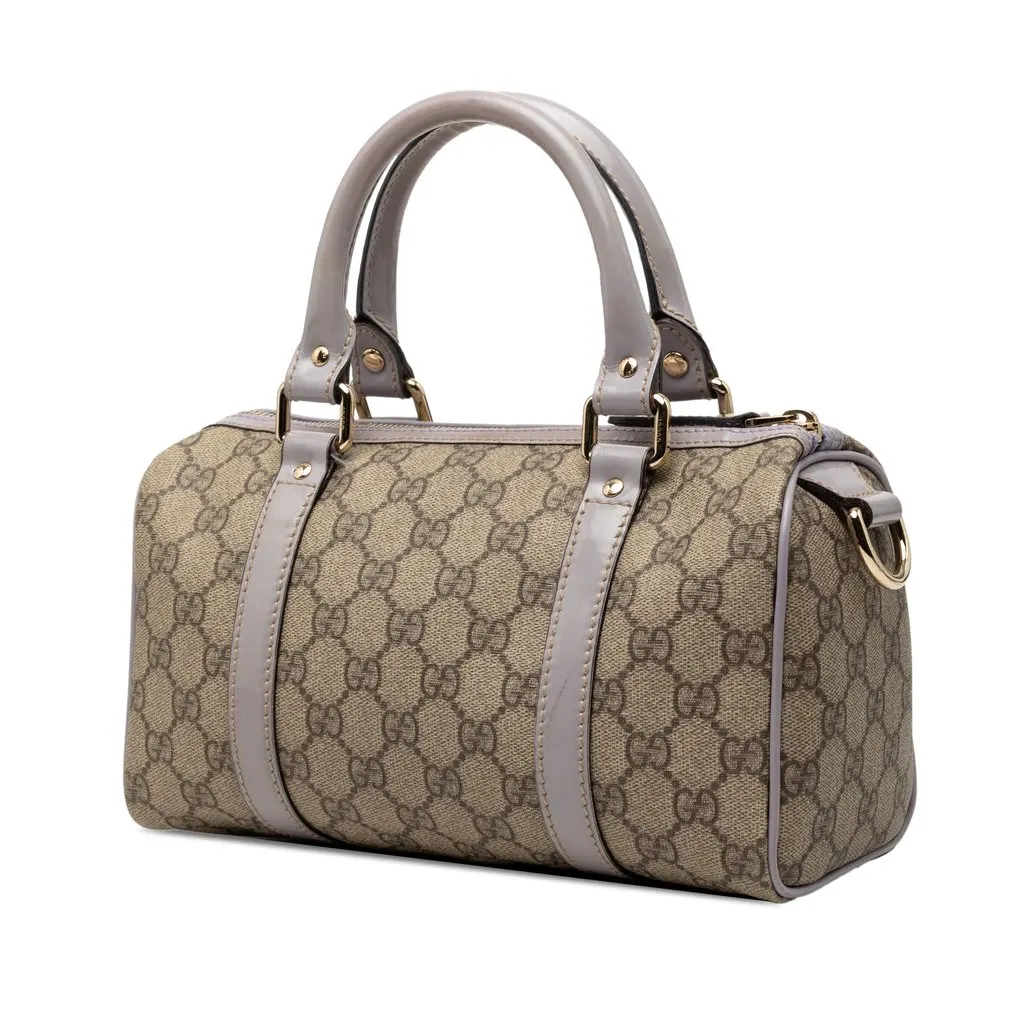 Gucci Small GG Supreme Joy Boston Bag Beige Very good - Back View