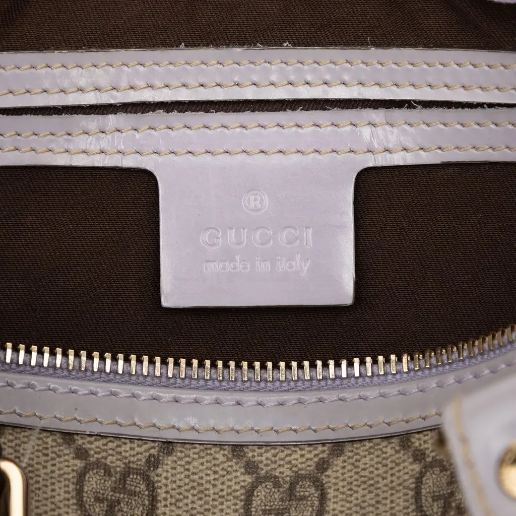 Gucci Small GG Supreme Joy Boston Bag Beige Very good - Box View