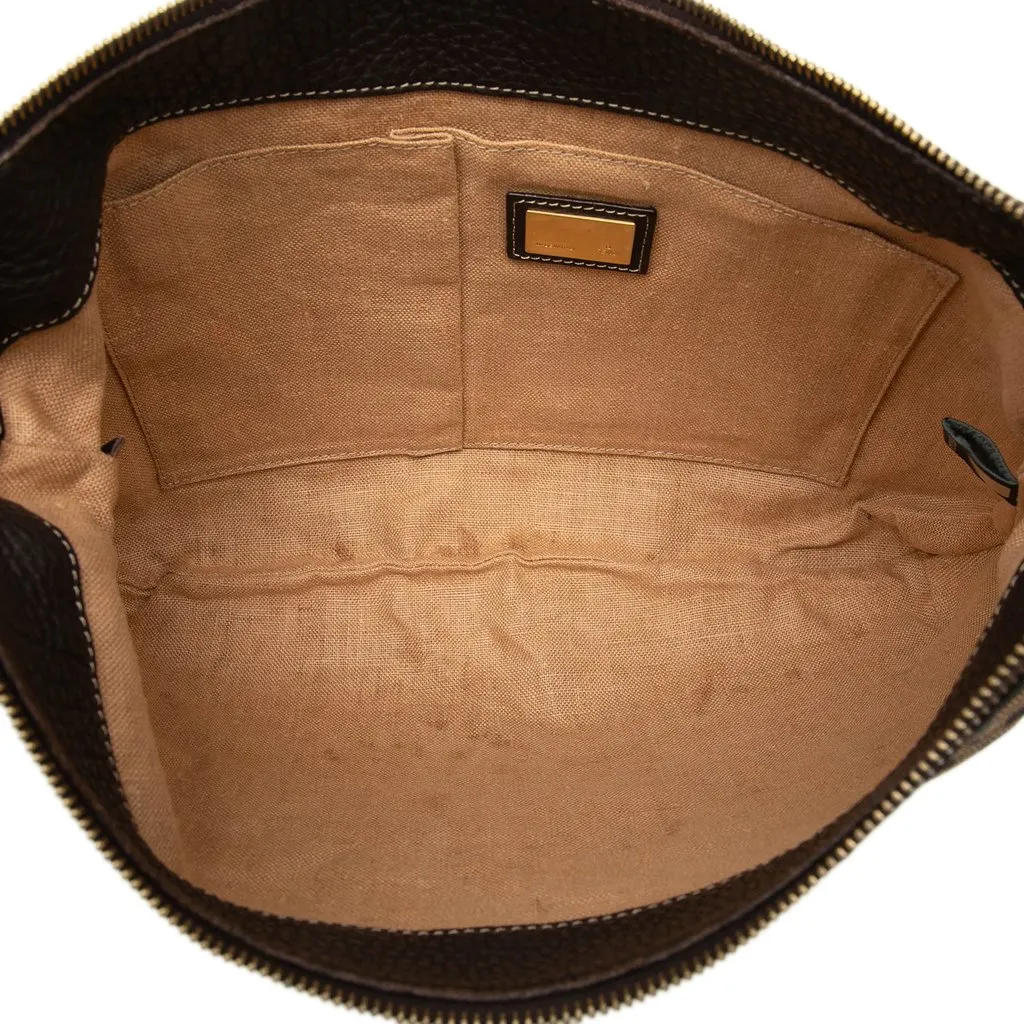 Fendi Zucca Canvas Crossbody Brown Very good - Model View