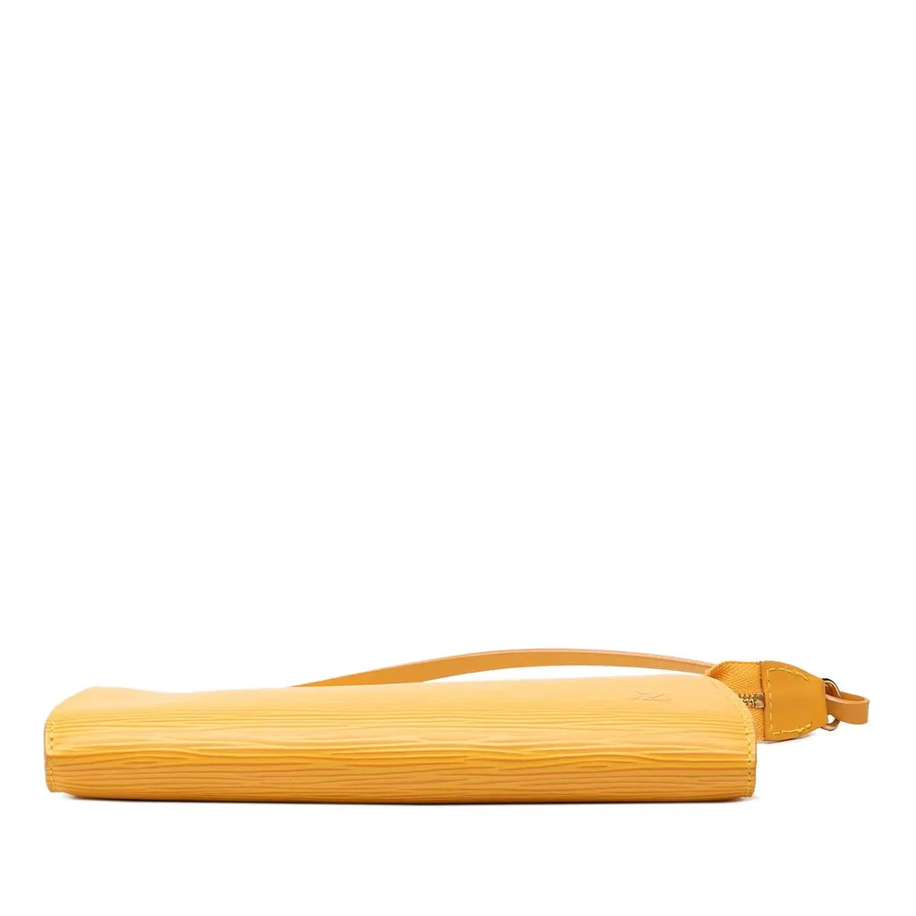 Louis Vuitton Epi Pochette Accessoires Yellow Leather Very good - Inside View