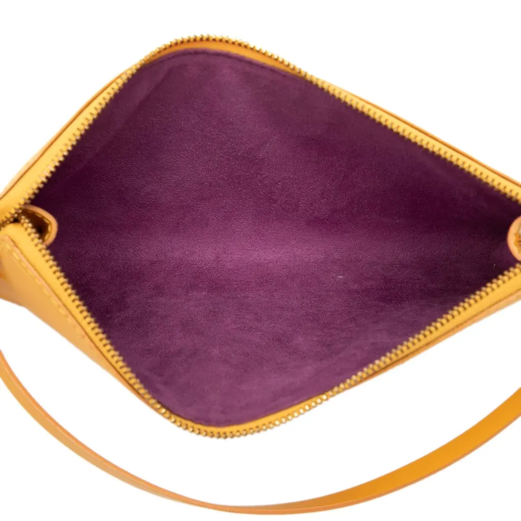 Louis Vuitton Epi Pochette Accessoires Yellow Leather Very good - Model View