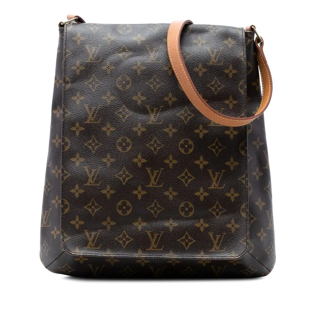 Louis Vuitton Monogram Musette Salsa GM Brown Very good - Front View