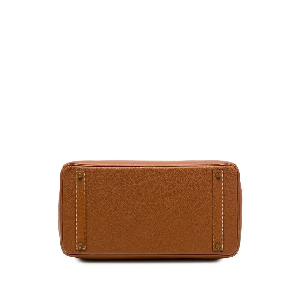 Hermès Togo Birkin Retourne 40 Brown Leather Very good - Inside View