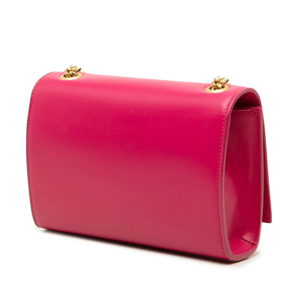 Saint Laurent Small Smooth Calfskin Monogram Kate Tassel Crossbody Pink Leather Very good - Back View