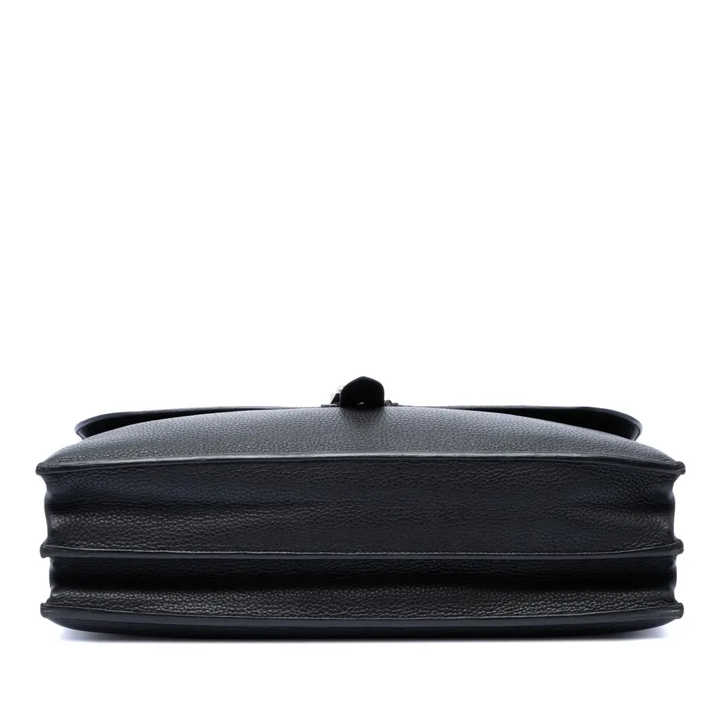 Hermès Togo Sac a Depeches 41 Black Leather Very good - Inside View