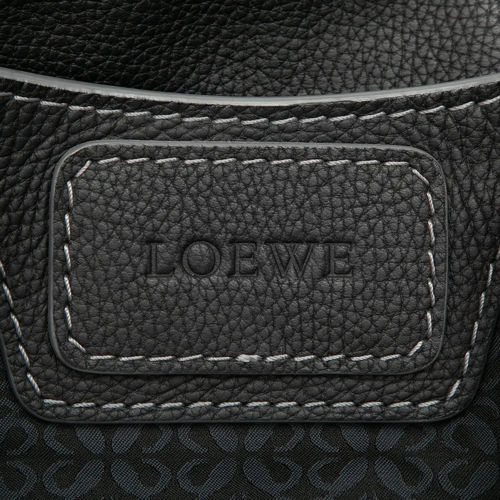 Loewe Anagram Canvas Tote Black Canvas Good - Box View