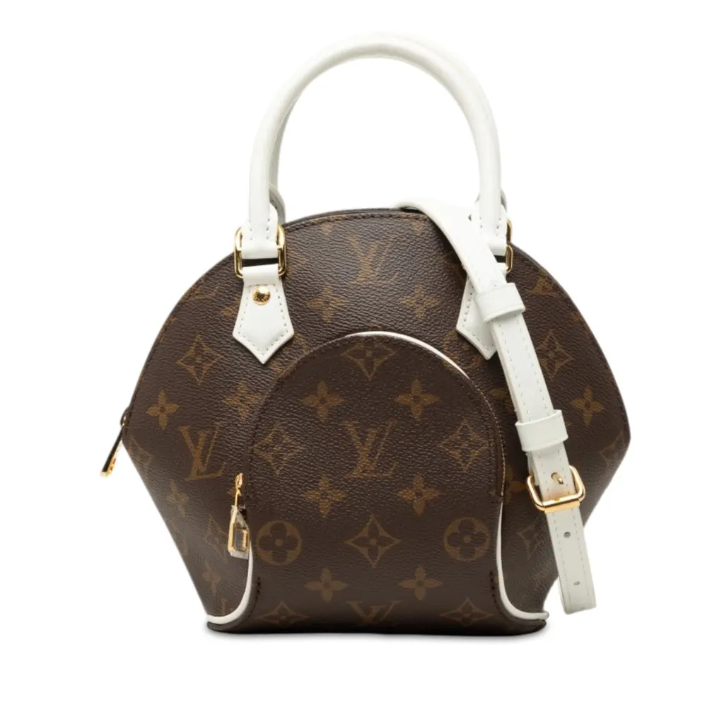 Louis Vuitton Monogram Match Ellipse BB Brown Very good - Front View