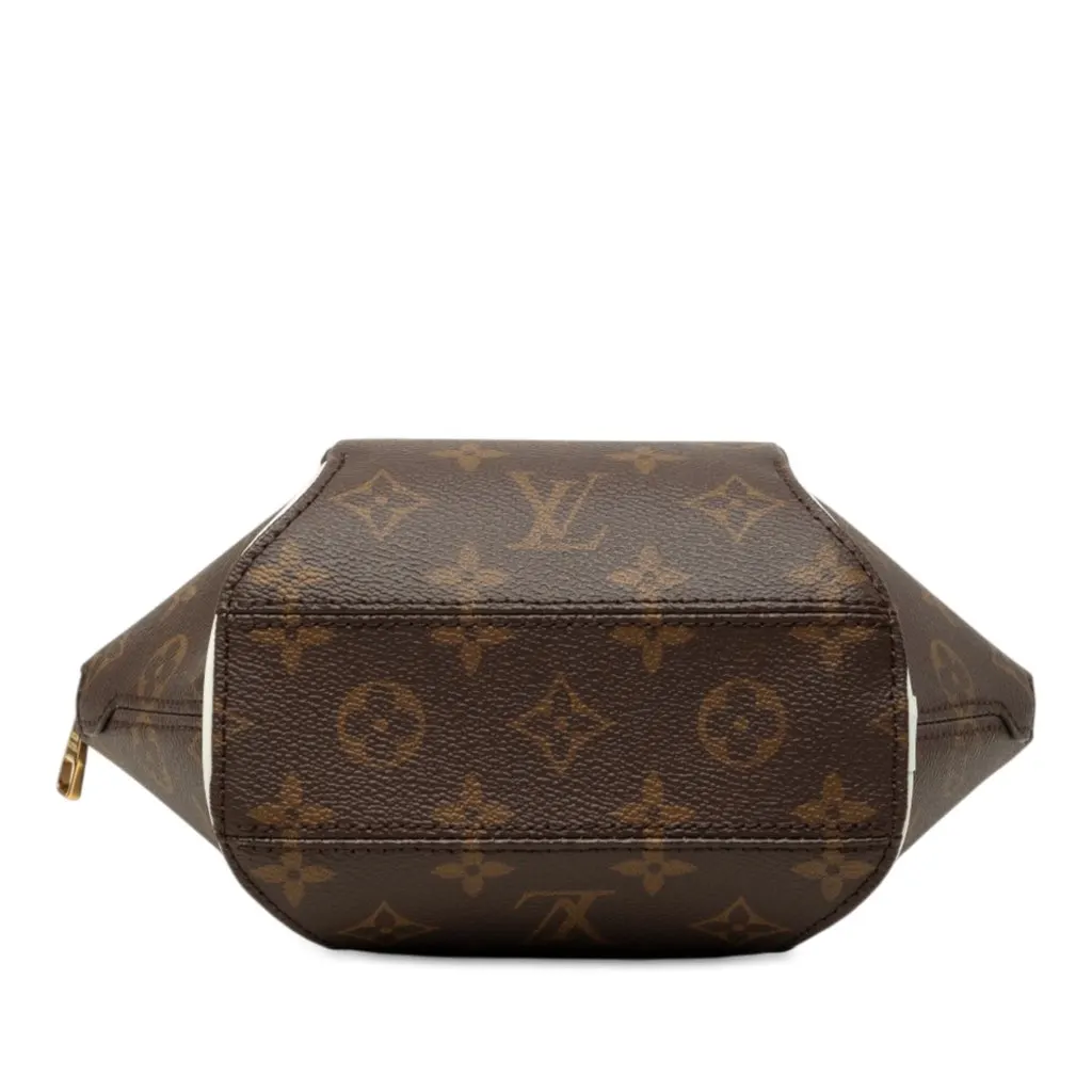 Louis Vuitton Monogram Match Ellipse BB Brown Very good - Inside View