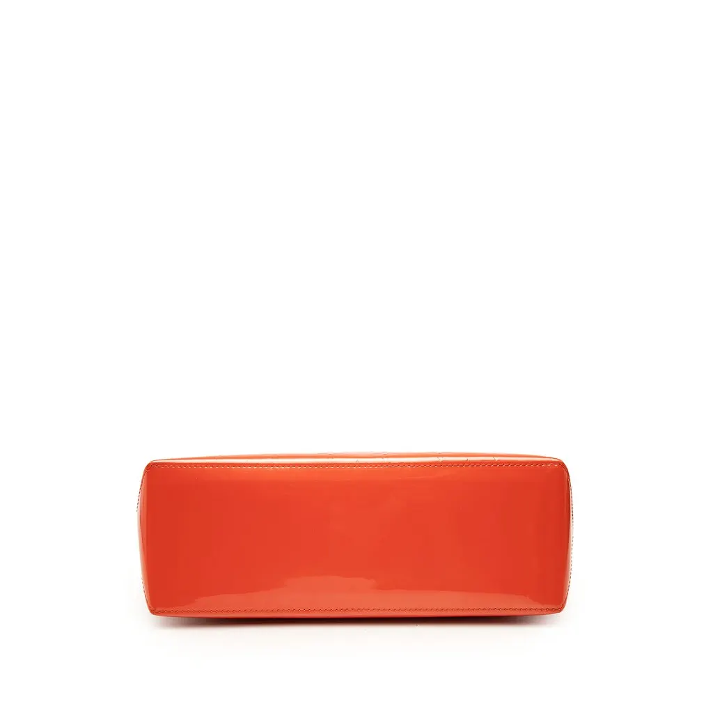 Louis Vuitton Monogram Vernis Wilshire PM Orange Leather Very good - Inside View