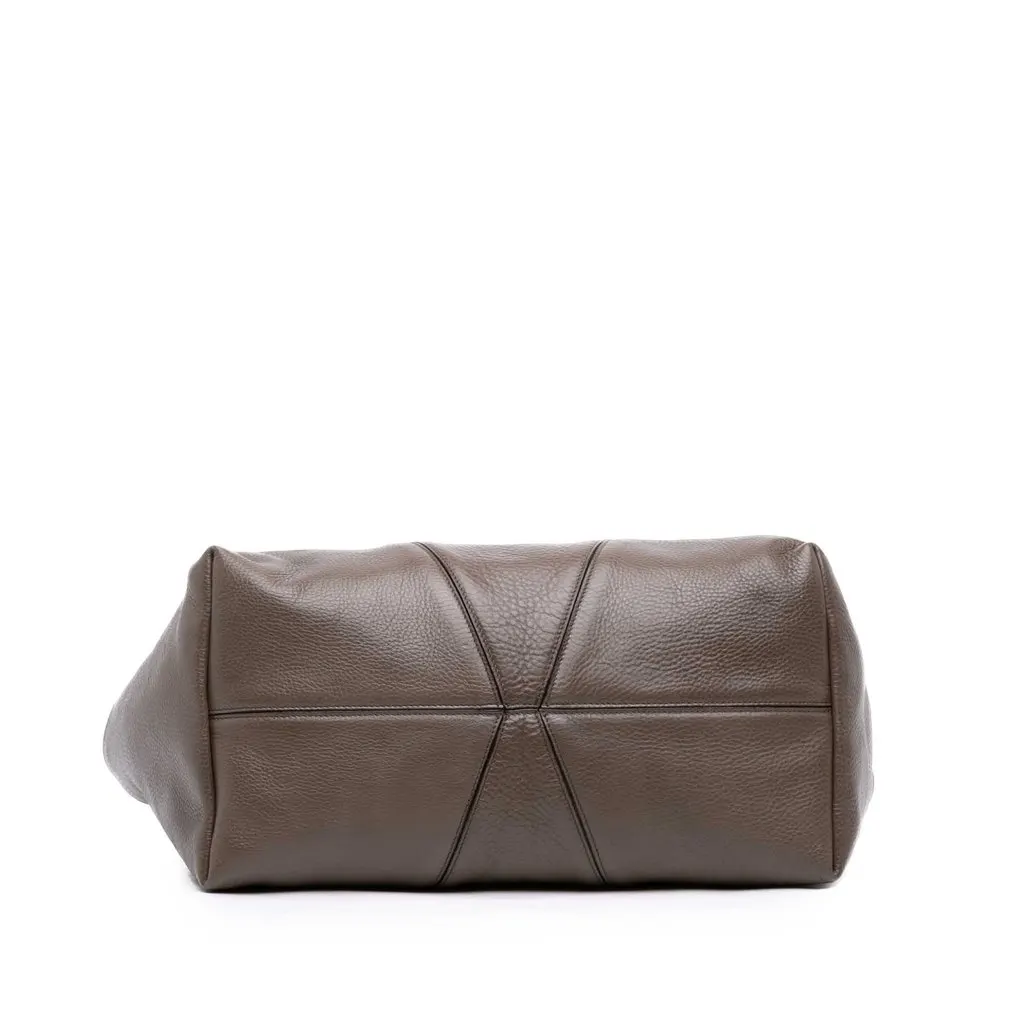 Chloé Grained Calfskin Spin East West Tote MultiColor Leather Good - Inside View