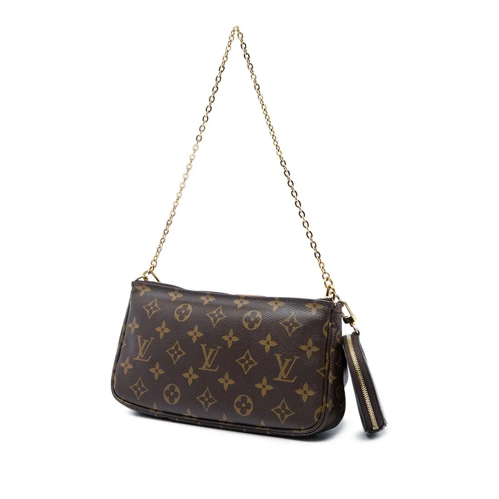 Louis Vuitton Monogram Multi Pochette Accessoires Brown Very good - Back View