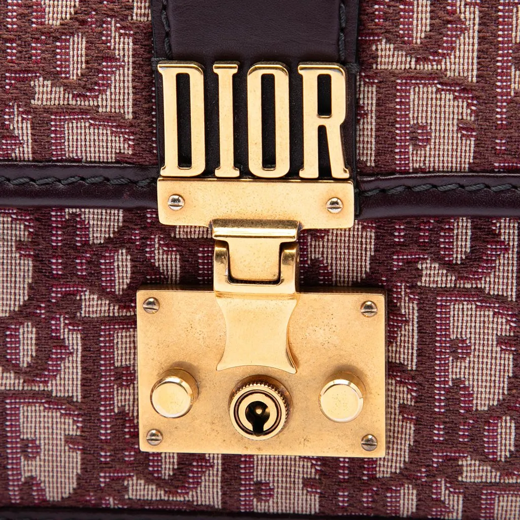 Dior Oblique Canvas DiorAddict Flap Red Canvas Very good - Box View