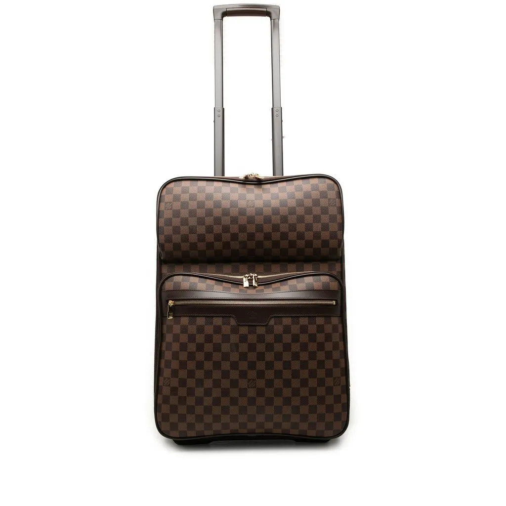 Louis Vuitton Damier Ebene Pegase Legere Business 55 Brown Canvas Very good - Front View