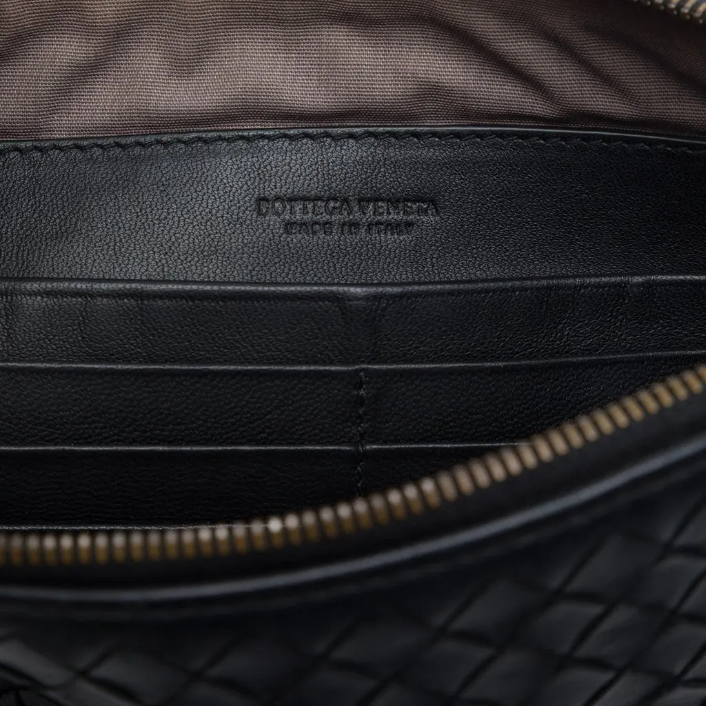 Bottega Veneta Nappa Intrecciato Clutch Black Leather Very good - Box View